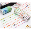 Cartoon Tape 60 Rolls DIY Decorative Stickers Box